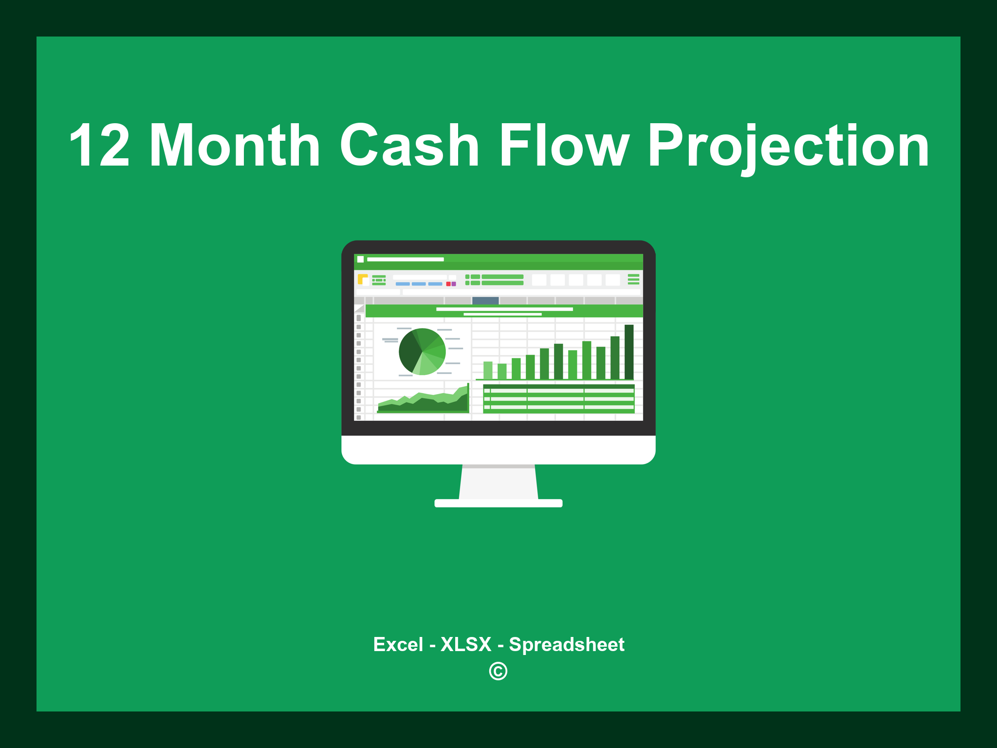 12 Month Cash Flow Projection Template Excel