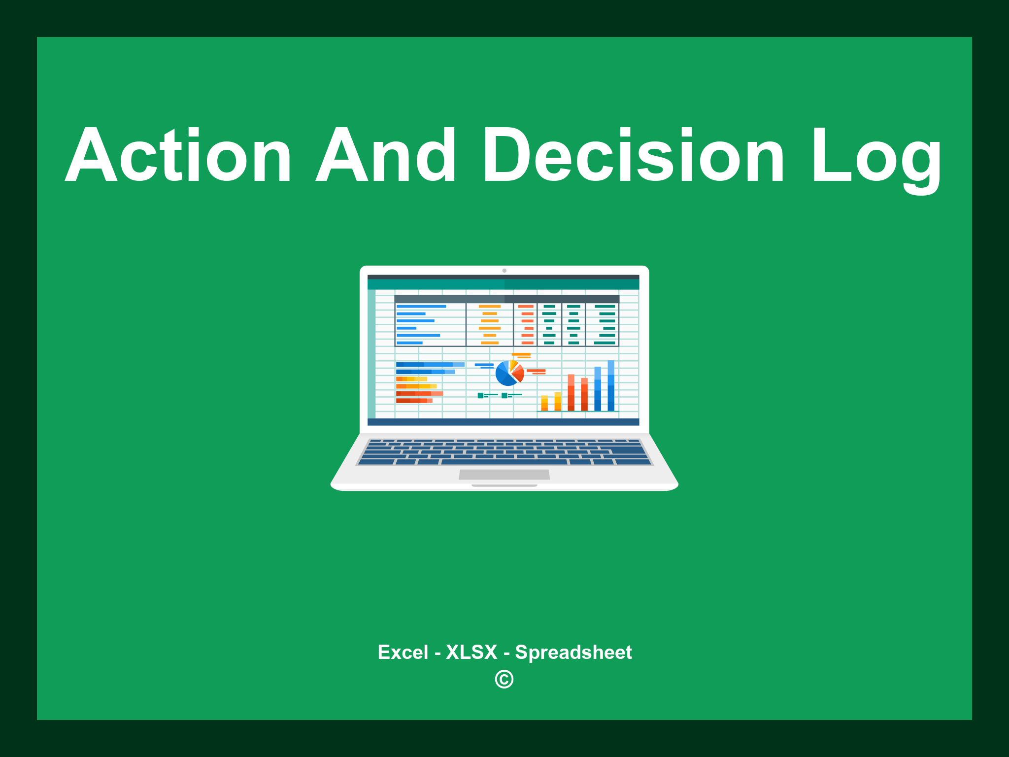 Action And Decision Log Template Excel