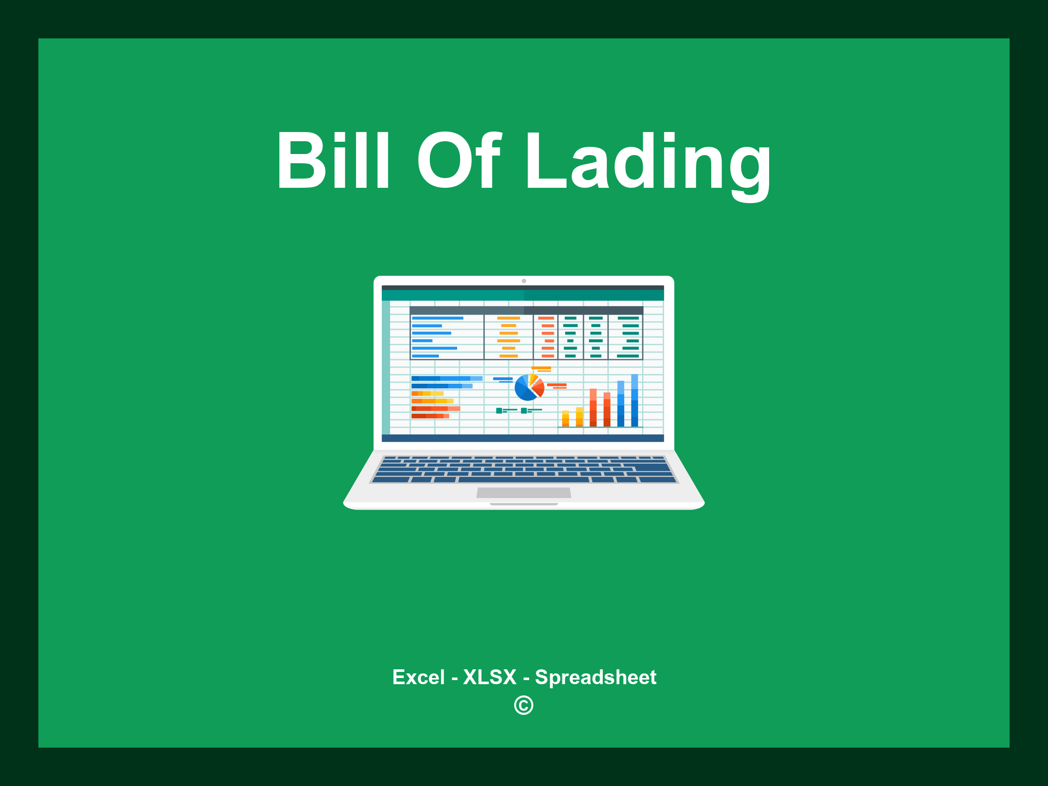 Bill Of Lading Template Excel