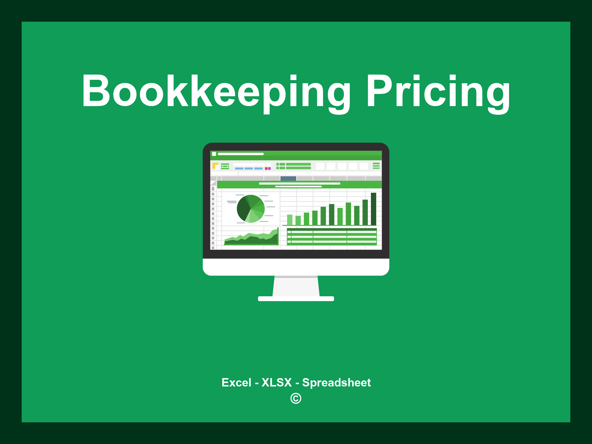Bookkeeping Pricing Template Excel
