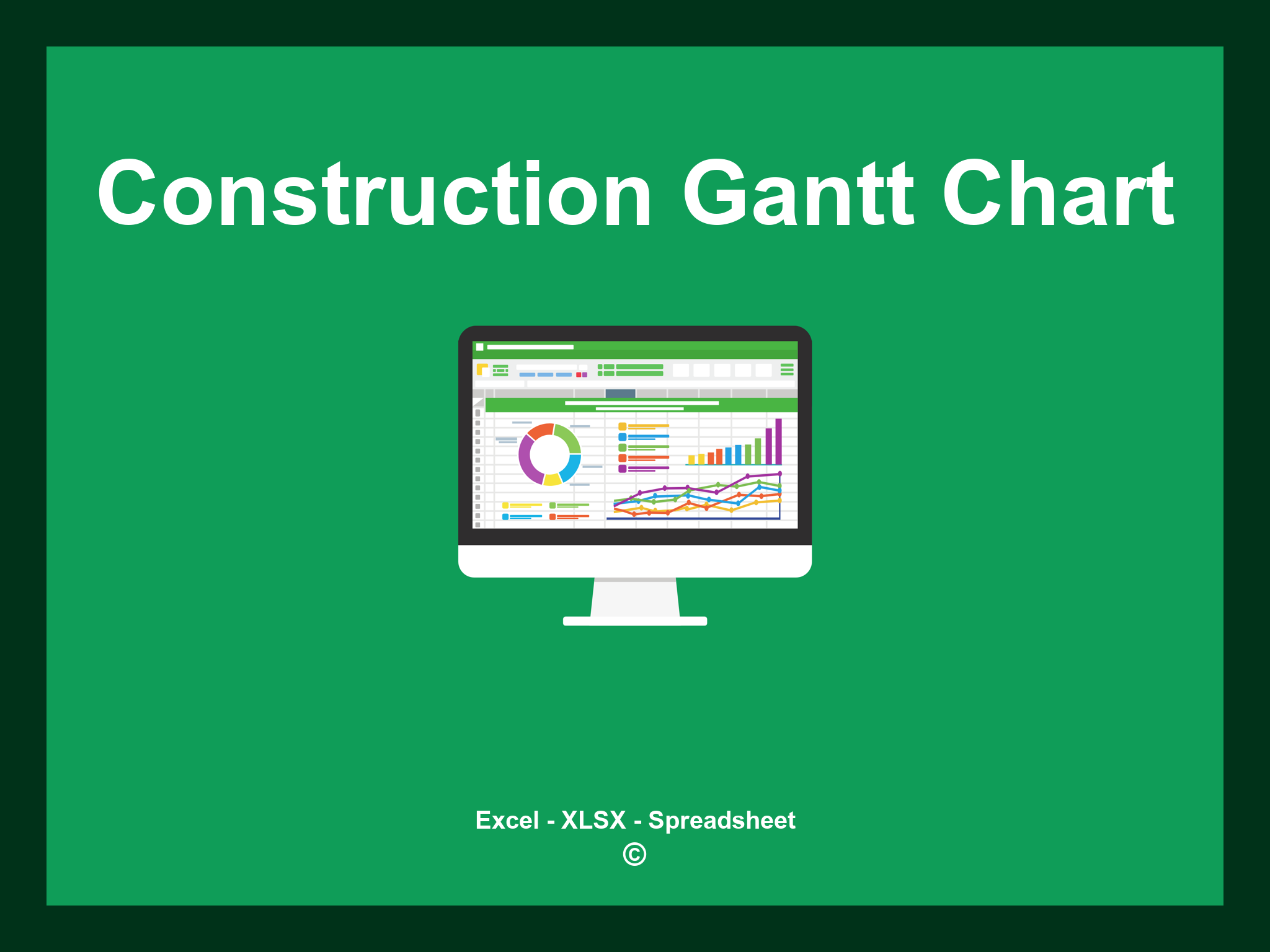 Construction Gantt Chart Template Excel