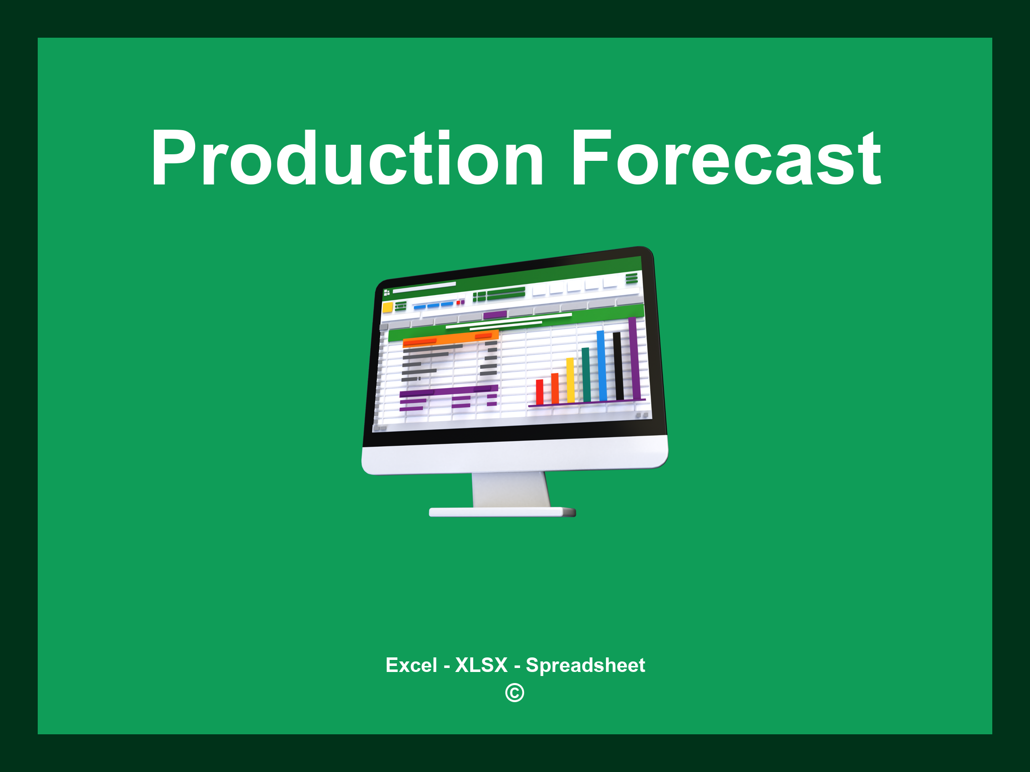 Production Forecast Template Excel