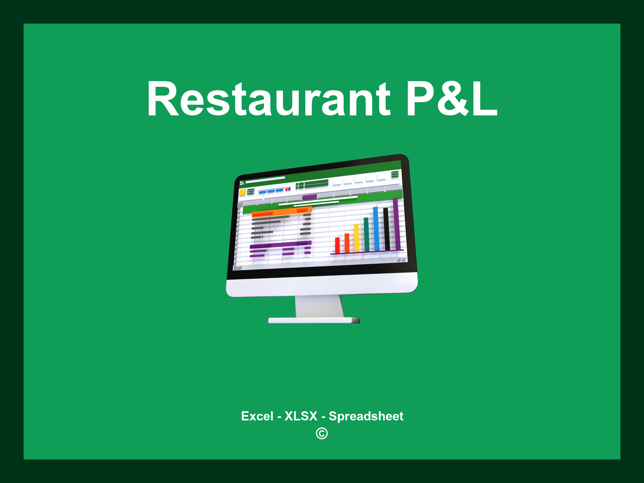 Restaurant P&L Template Excel