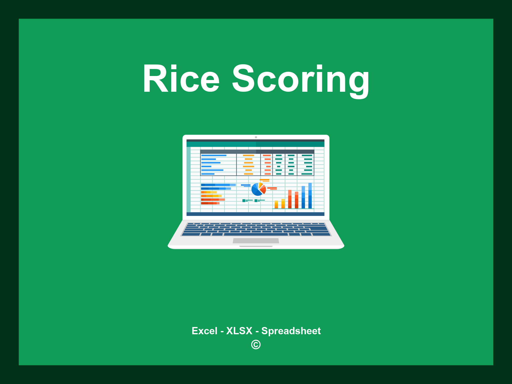 Rice Scoring Template Excel