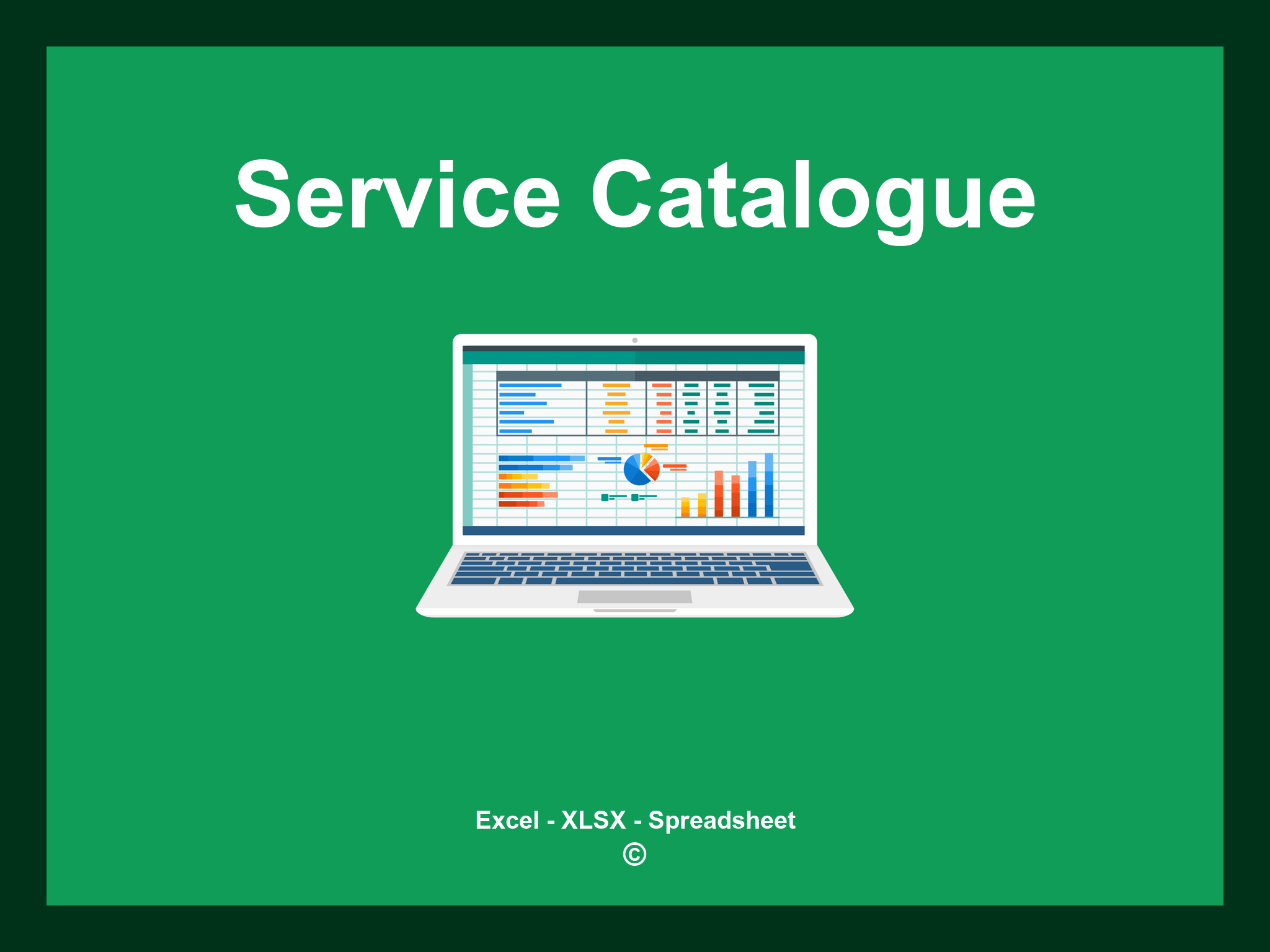 Service Catalogue Template Excel